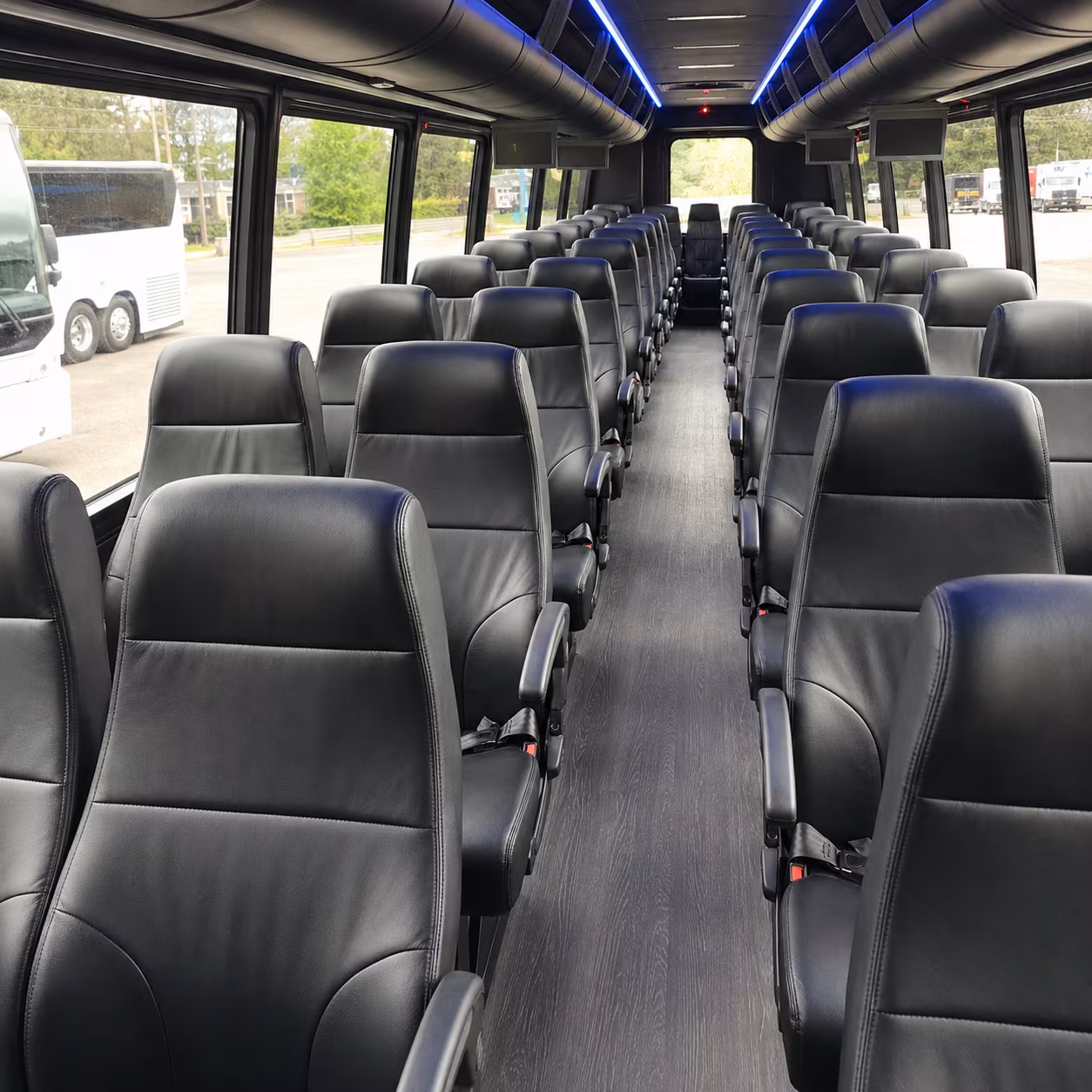 35 passenger minibus inside