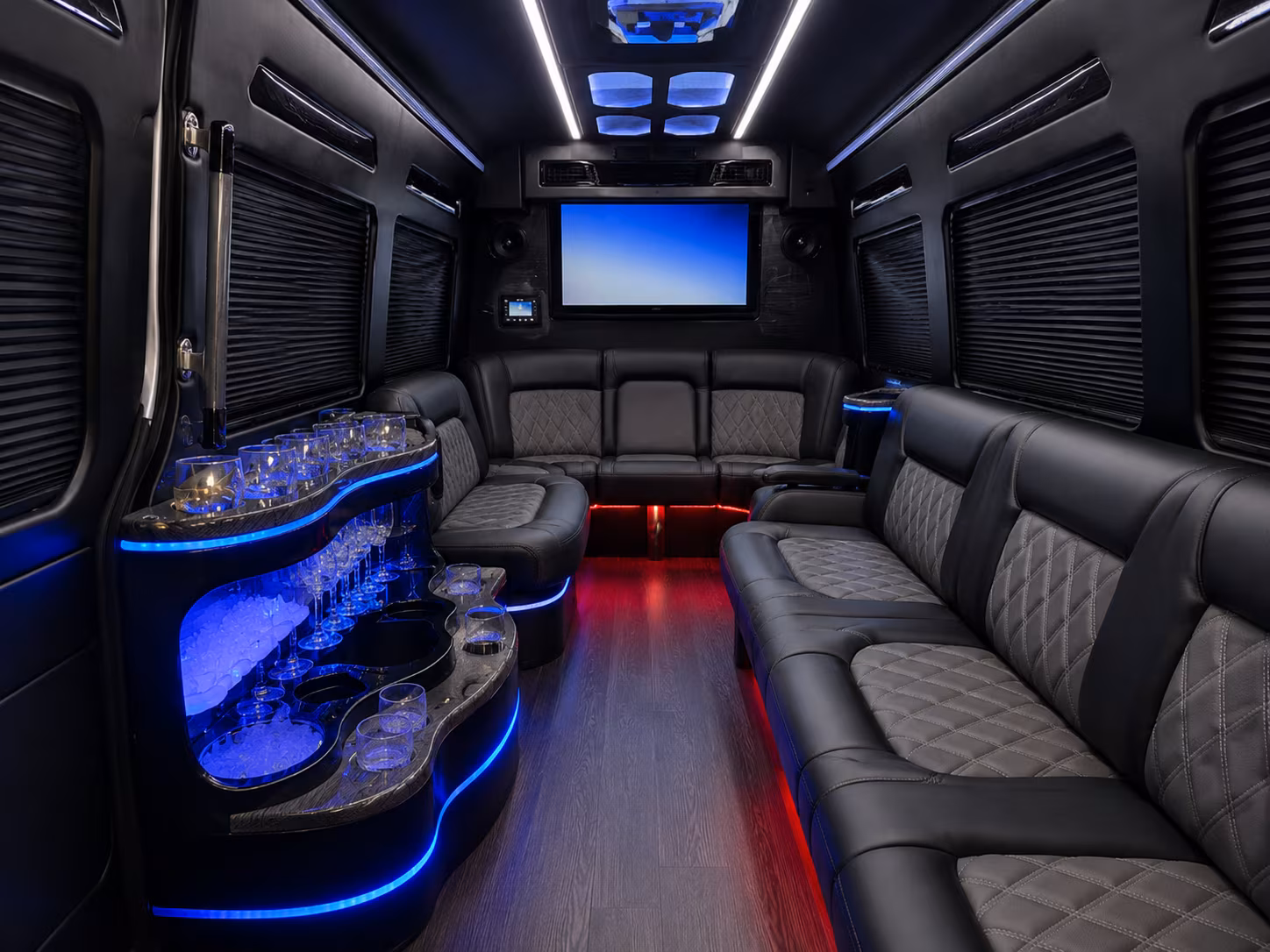 bus rental options for lakewood trips