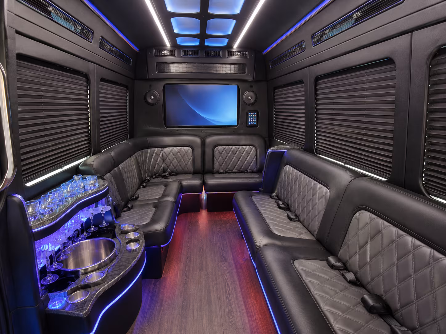 bus rental services for employers near the garden state parkway exit 88